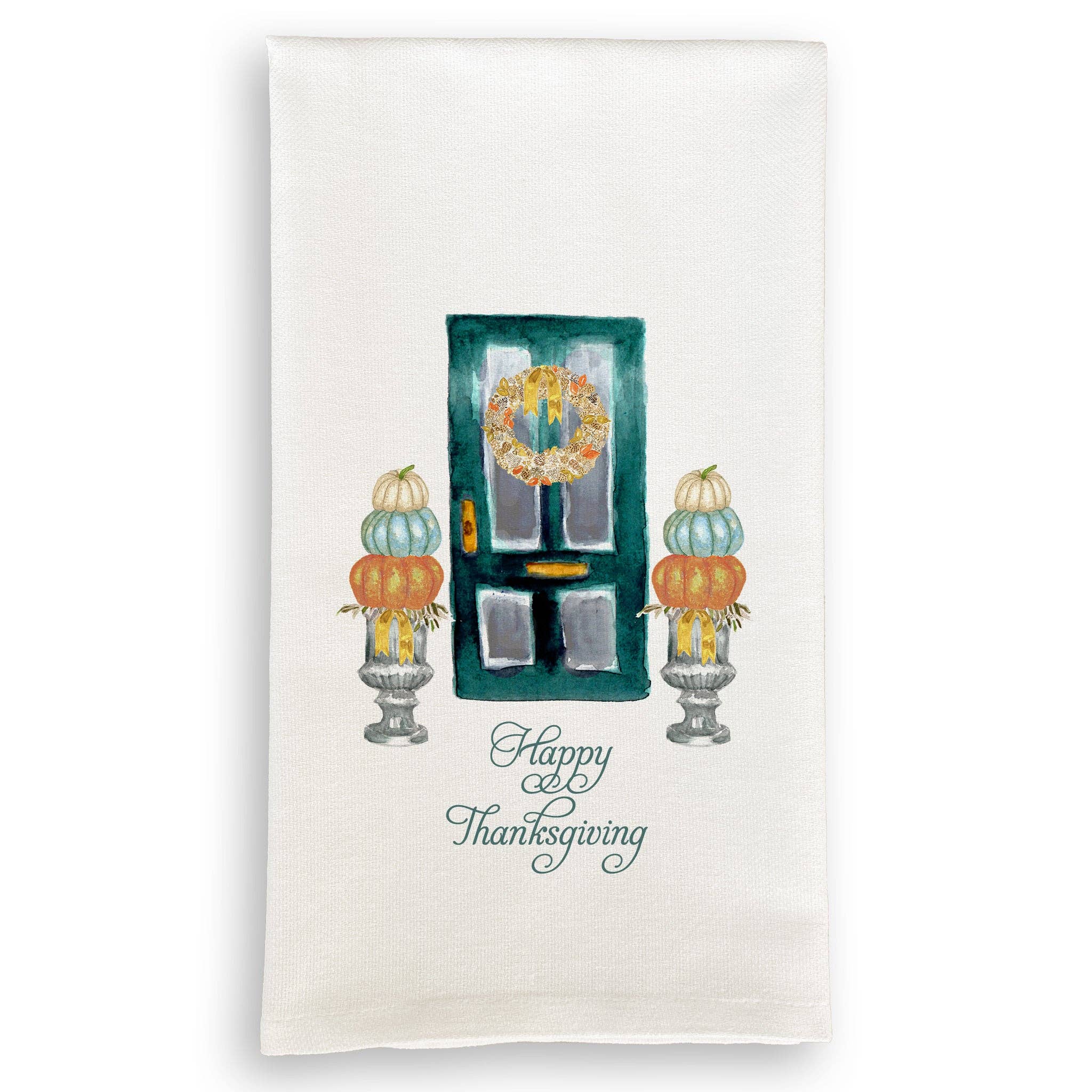 Tea Towel, Thanksgiving Door