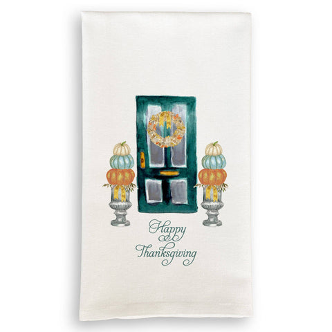 Tea Towel, Thanksgiving Door