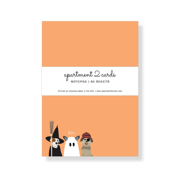 Notepad, Halloween Pets 4.75x6.5"