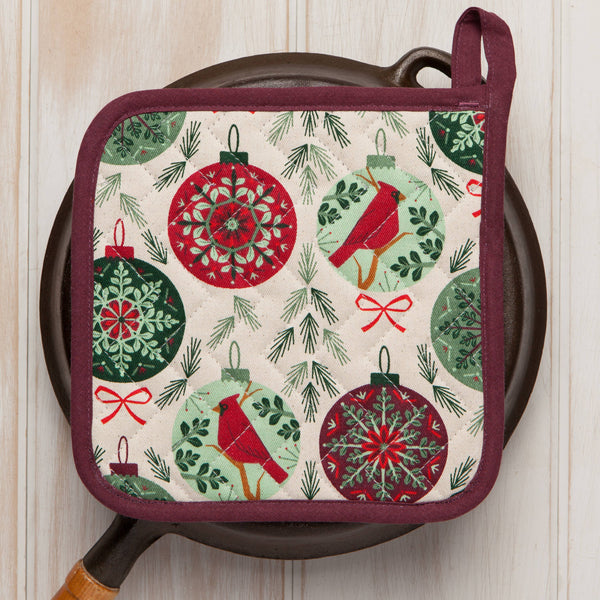 Good Tidings Christmas Chef Potholder