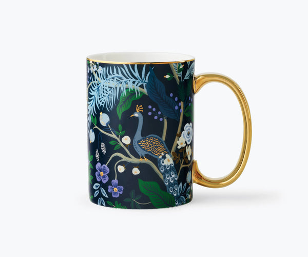 Mug, Peacock Porcelain