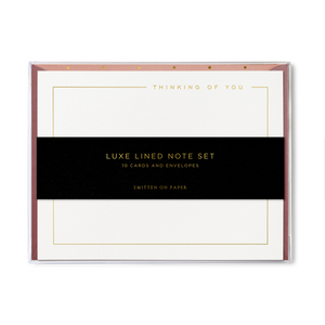 Luxe Lined Note Set,Thinking of You