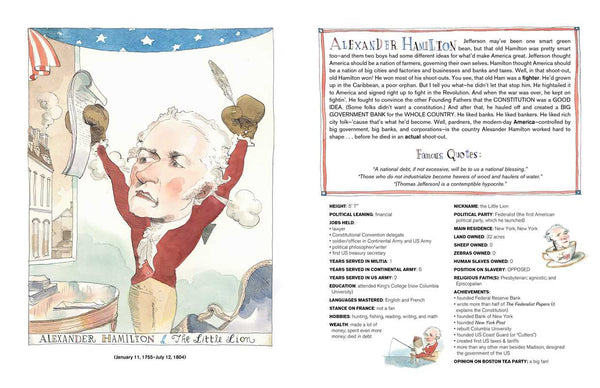 Book, Founding Fathers! by Jonah Winter: Hardcover; 48 pages / English