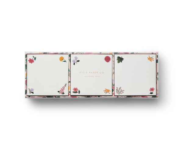 Dahlia Notepad Trio