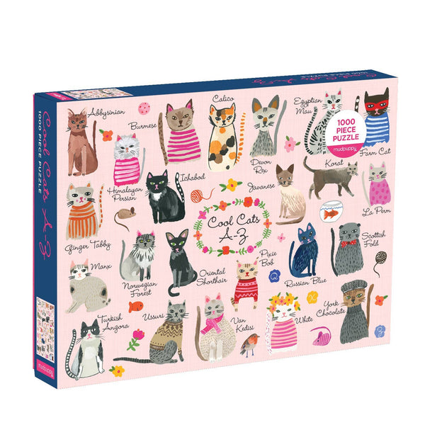 Puzzle, Cool Cats A-Z 1000 Pc
