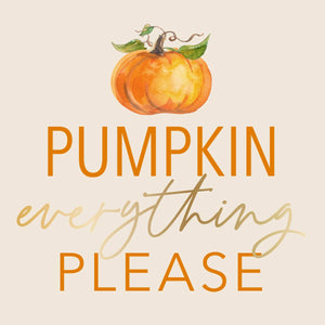 Napkins, Fall Cocktail | Pumpkin Everything - Foil - 20ct