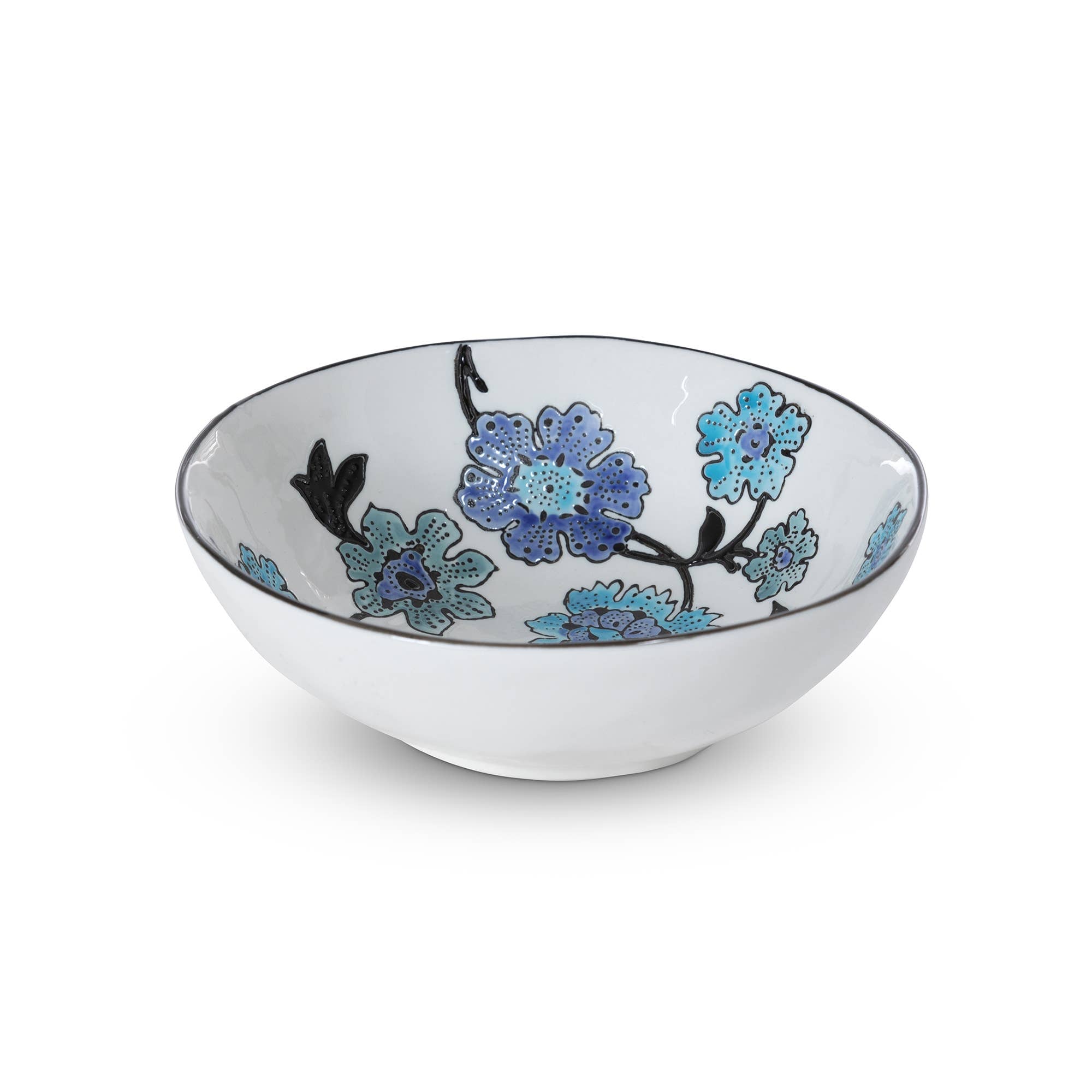 Bowl, Periwinkle Vine Pattern