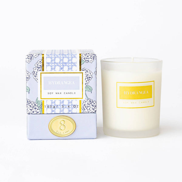 Hydrangea Soy Wax Candle