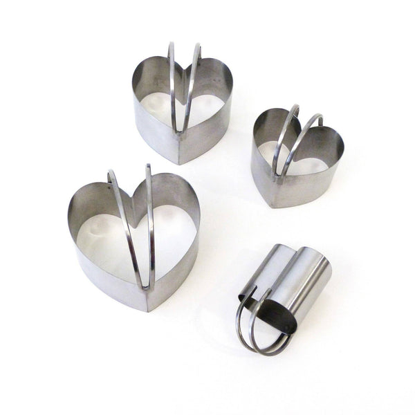 Biscuit Cutters - Heart Set/ 4