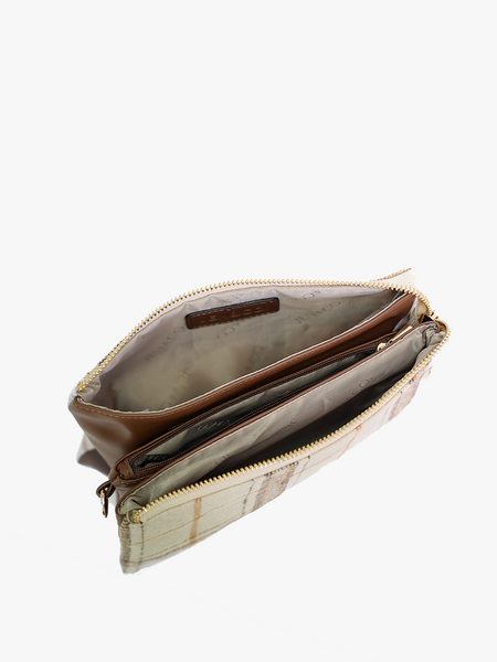 Crossbody/Wristlet, Riley 3 Compartment Mustard