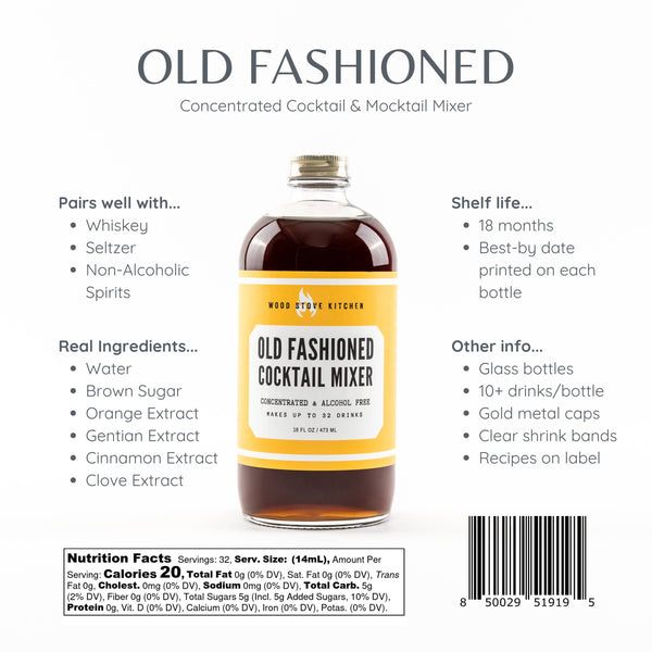 Cocktail Mix, Old Fashioned