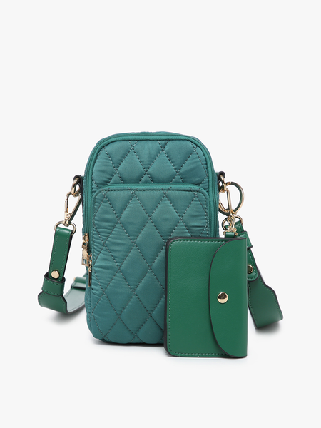 Crossbody, Parker Quilted w/ Pouch: Dark Plum