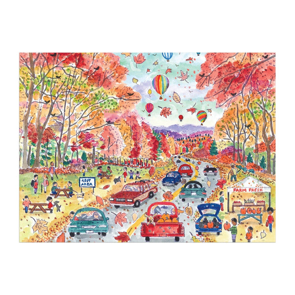 Puzzle, Michael Storrings Leaf Peeping 1000 Piece