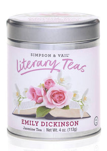 Tea Tin, Emily Dickinson’s Jasmine Tea Blend, Loose Leaf