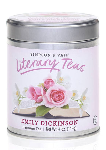Tea Tin, Emily Dickinson’s Jasmine Tea Blend, Loose Leaf