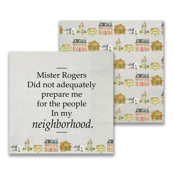 Napkins, Cocktail, Mister Rogers