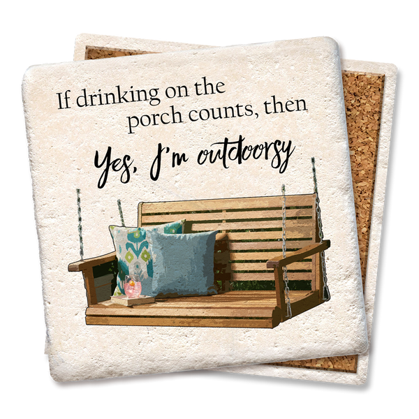 Coaster, I'm Outdoorsy