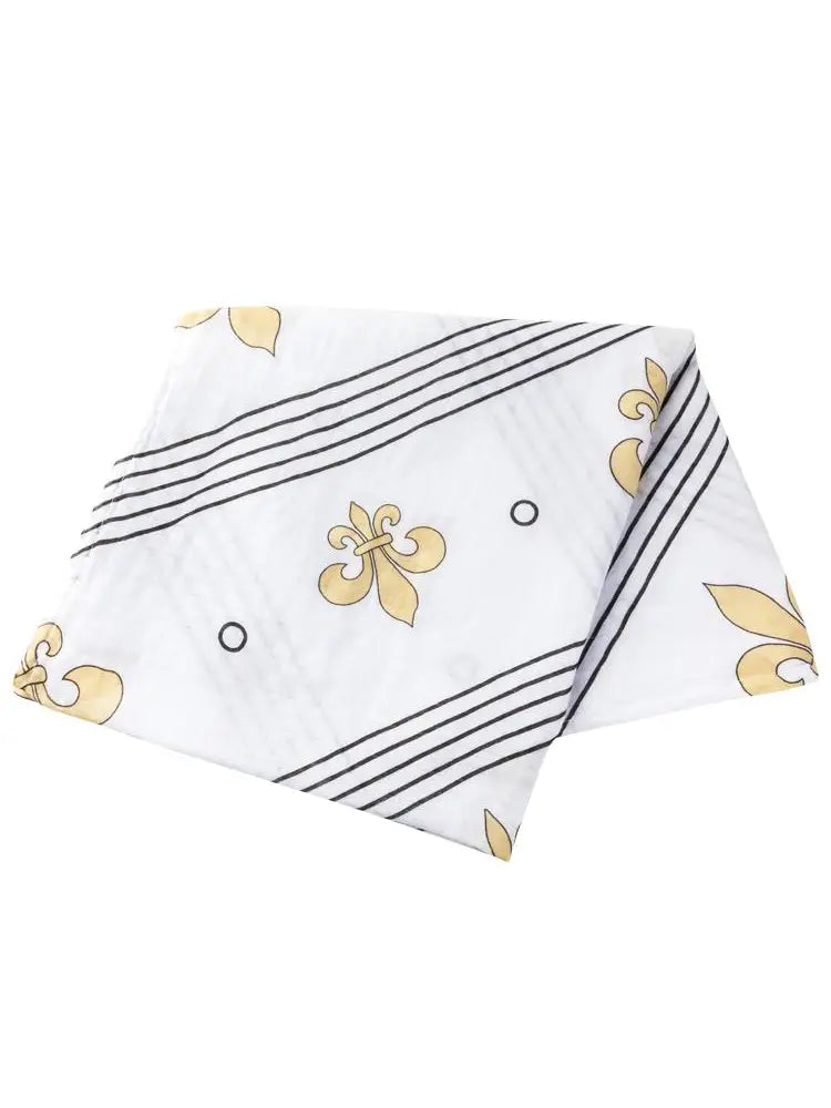 Swaddle Blanket, Fleur De Lis