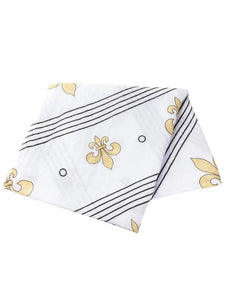 Swaddle Blanket, Fleur De Lis