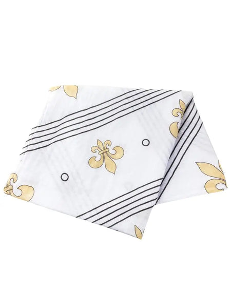 Swaddle Blanket, Fleur De Lis