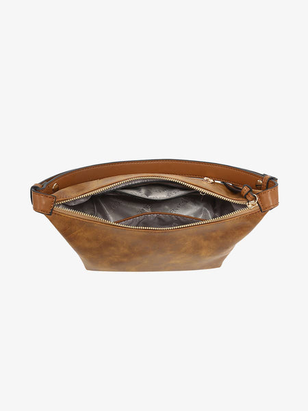 Shoulder Bag, Vittoria Suede : Forest Green