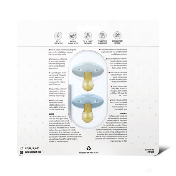 Pacifier + Clip Set, Camel