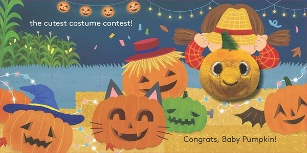 Children's Book, Baby Pumpkin: Finger Puppet Book