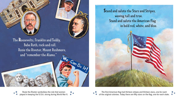 250th: Children's Book, Land of the Free America's ABC Picture Book