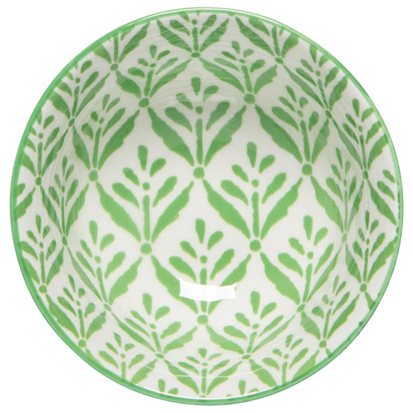 Green Leaf Stamped Bowl 3.5 inch