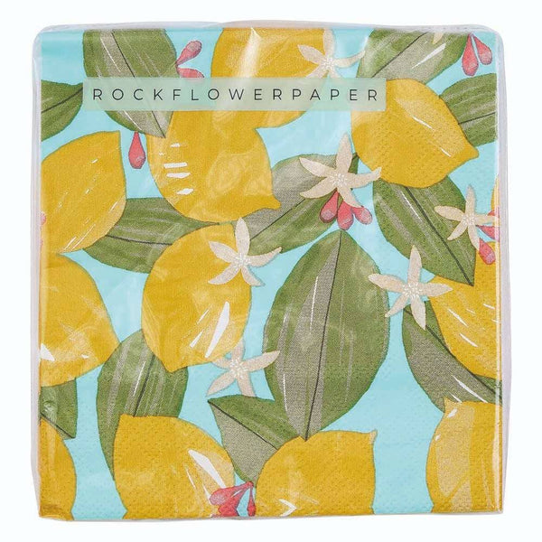 Napkins,  Cocktail, Lemon Blossoms
