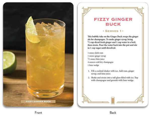 Recipe Cards, Bubbly Cocktail