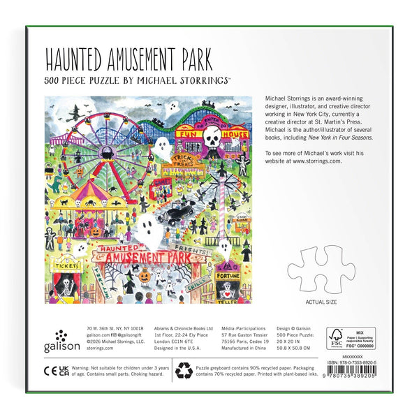 Puzzle, Michael Storrings Haunted Amusement Park 500 Pc