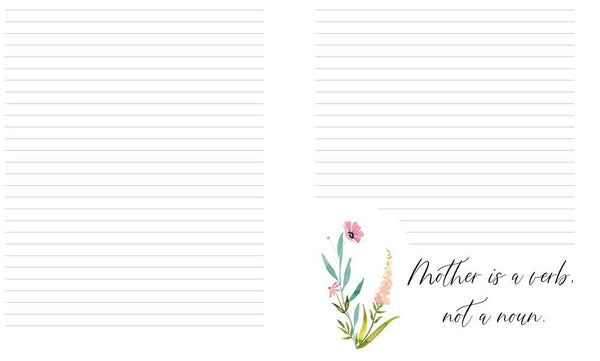 Journal, Motherhood