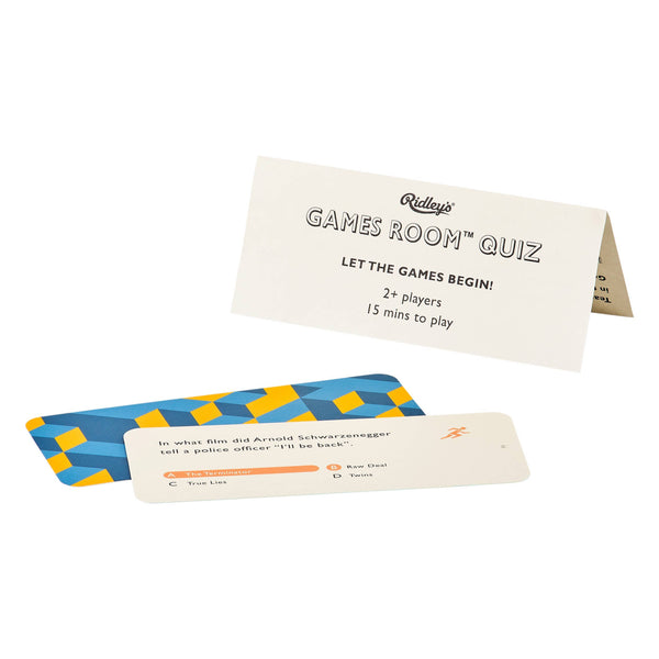 Trivia Cards, Action Movie