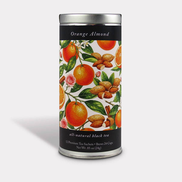 Tea Tin, Orange Almond Botanical Blends