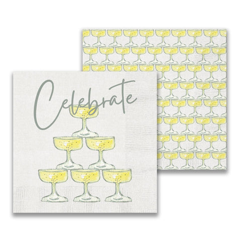 Napkins, Cocktail, Celebrate Champagne