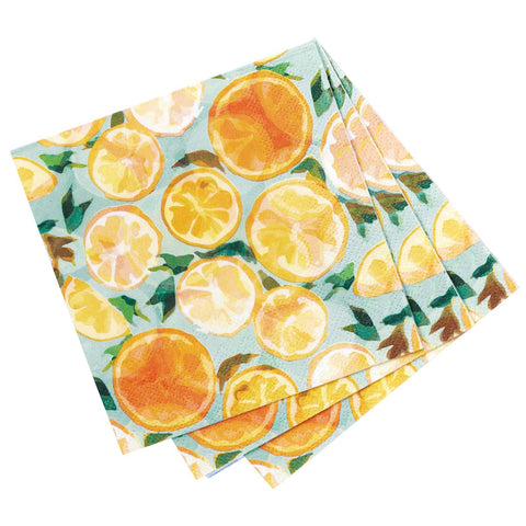 Napkins, Cocktail, Lemon Slices