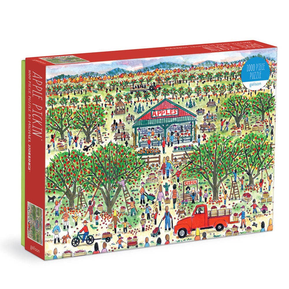 Puzzle, Michael Storrings Apple Pickin' 1000 Pc