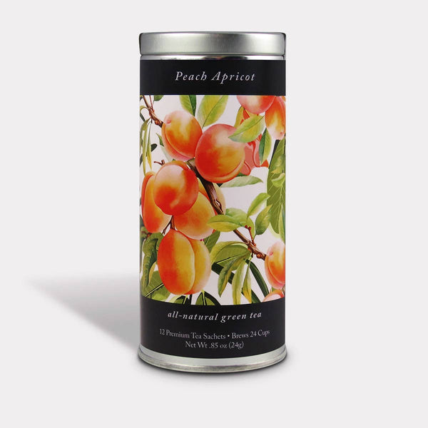 Tea Tin, Peach Botanical Blends