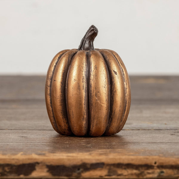 GOLD TALL PUMPKIN 4"