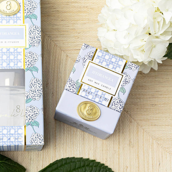 Hydrangea Soy Wax Candle