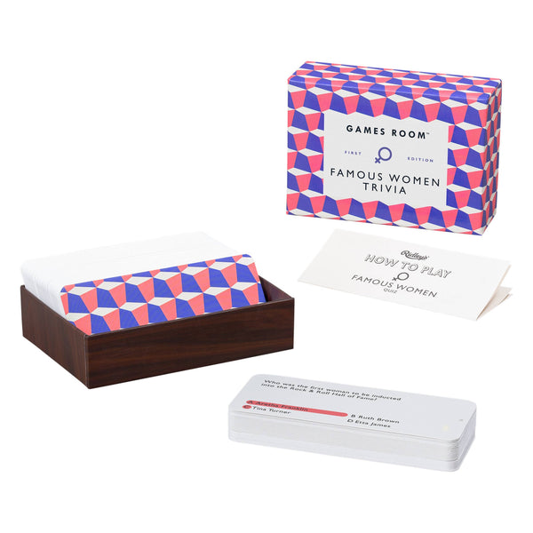 Trivia Cards, Famous Women