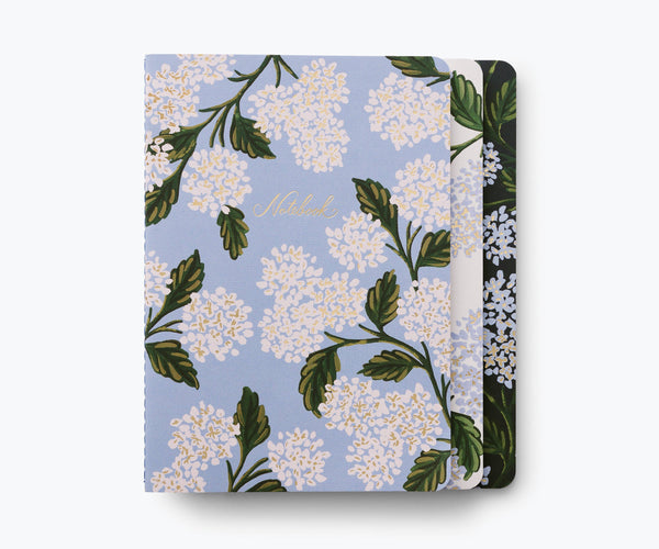 Hydrangeas Notebooks, Set/3
