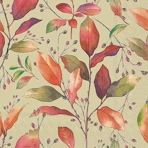 Napkins, Lunch, Colorful Autumn