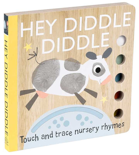 Children's Book, Touch and Trace Nursery Rhymes: Hey Diddle Diddle