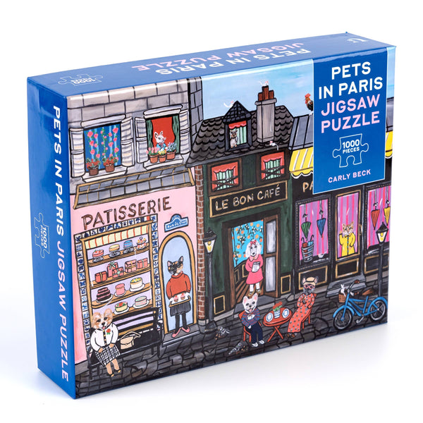 Puzzle, Pets in Paris 1,000-Piece Jigsaw Puzzle