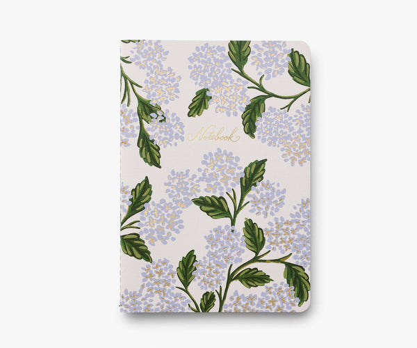 Hydrangeas Notebooks, Set/3