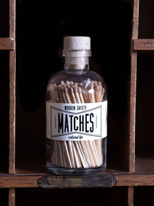 Matches, Apothecary Jar, Tan
