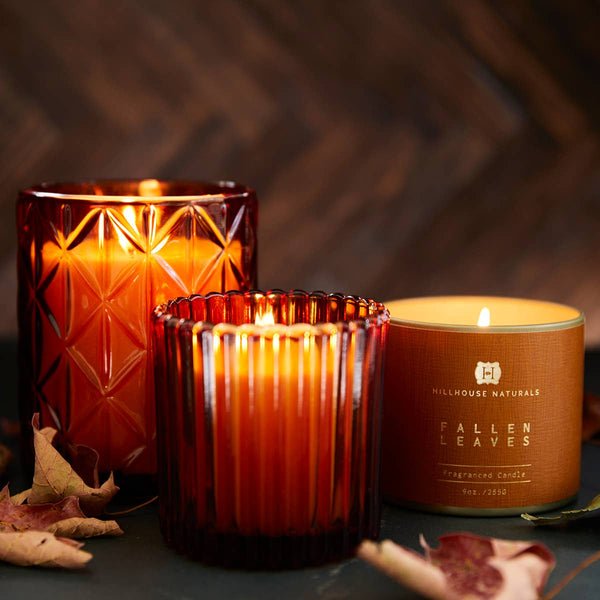 Candle, Fallen Leaves, 9oz Tin