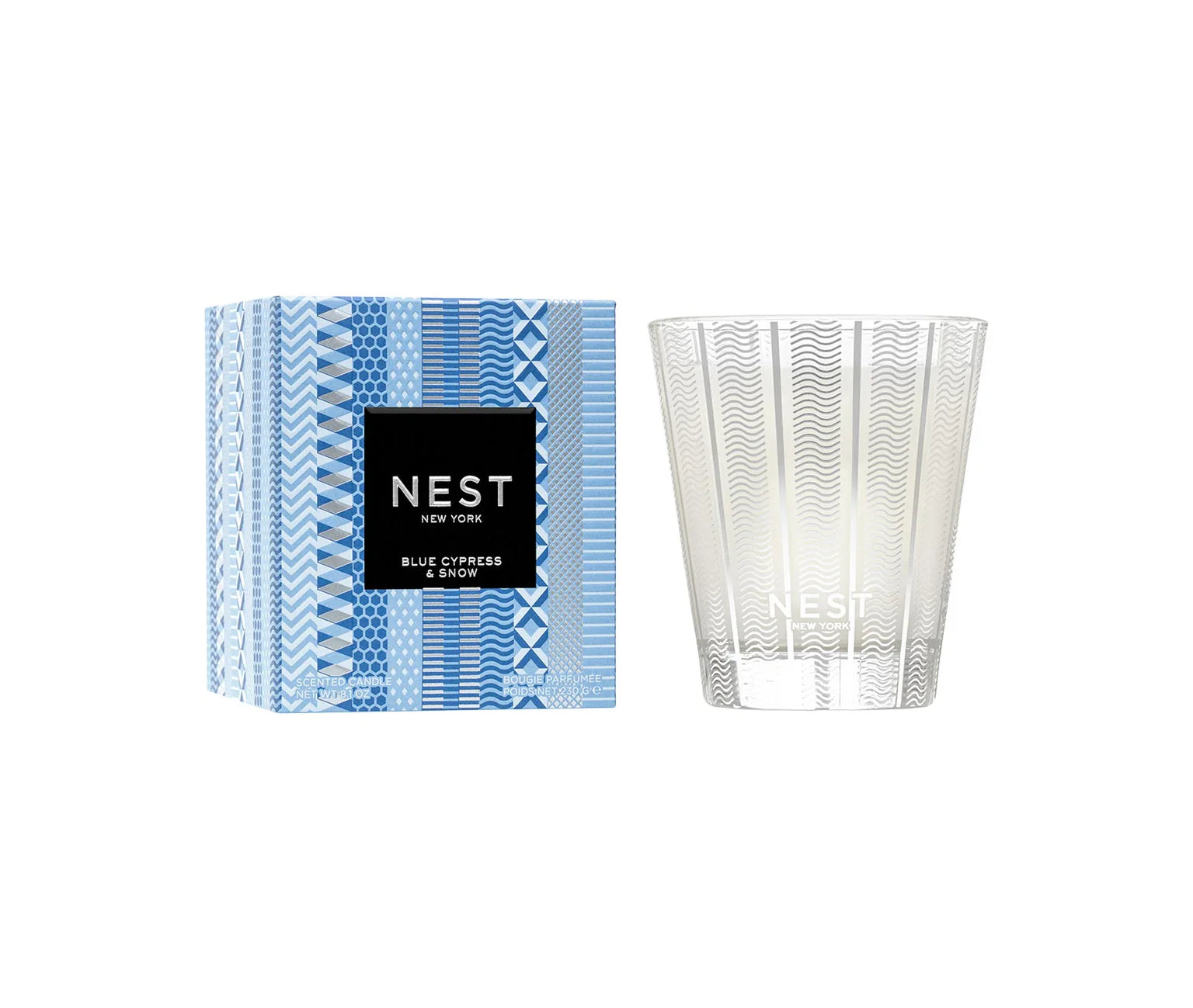 Nest Candle, 8.zoz Blue Cypress & Snow